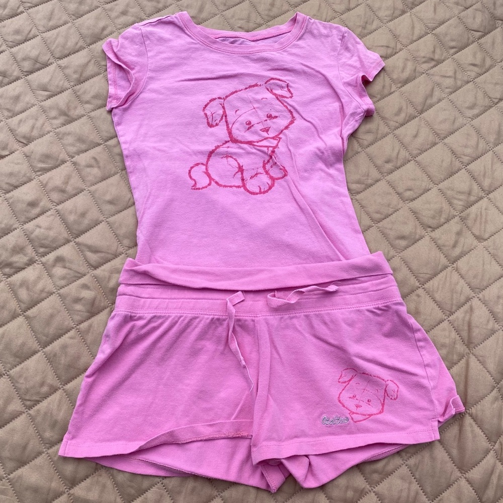 Limited too girls pink matching set